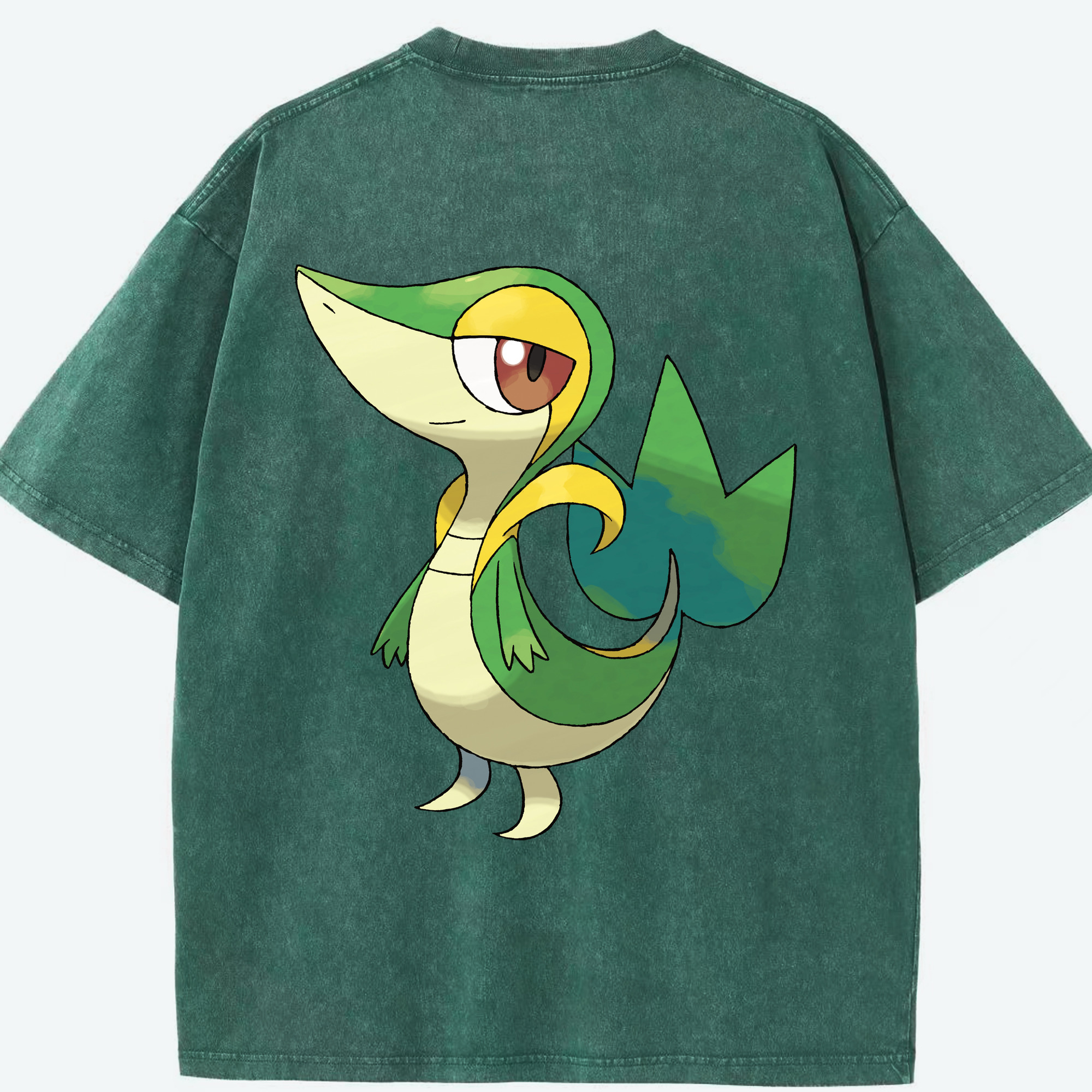 （画像用） ポケットモンスター Pokémon 綿100% ヴィンテージ風 半袖Tシャツ（背面プリント）